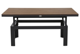 Narożne meble aluminiowe Turyn Dark Grey / Grey Melange