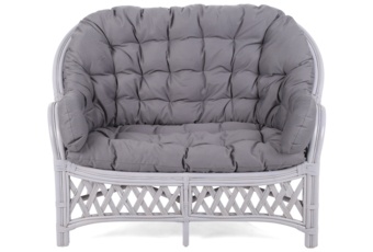 Meble ogrodowe rattanowe Diego Light Grey / Grey 3+1