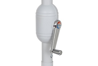 Parasol na balkon połówkowy Bima 140 cm Grey / Grey