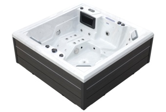 Wanna ogrodowa z hydromasażem Aquess Lunari 3101 3-osobowa