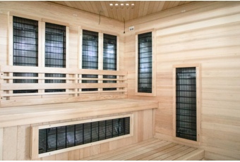 Sauna infrared narożna EF3CR Natural z koloroterapią