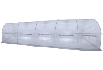 Tunel foliowy 2,5x8 m wzmocniony biały