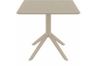 Stół Sky 80 cm Taupe - kwadratowy Stół Siesta Sky 80 cm Taupe