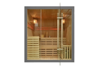 Sauna fińska EA4 Grey z piecem