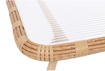 Meble ogrodowe technorattanowe Palermo Beige / Light Grey