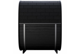 Sauna fińska zewnętrzna Leil® Saunas Black Cube Premium 4-osobowa