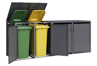 Zabudowa kosza śmietnikowego TOP BOX Basic 4 x 240 l