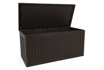 Skrzynia ogrodowa wzmocniona Orebro 984 l Brown