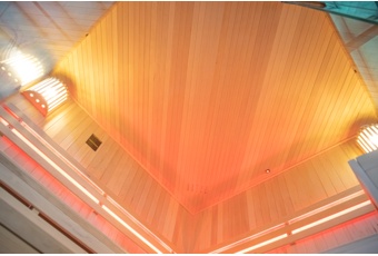 Sauna fińska narożna EA5 z piecem