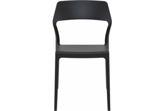 Krzesło Siesta Snow - czarne z polipropylenu Krzesło Siesta Snow Black