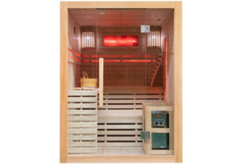 Sauna fińska Nordum Solea R 3-osobowa naturalna - 3-4 osobowa Sauna fińska Nordum Solea R 3-osobowa naturalna