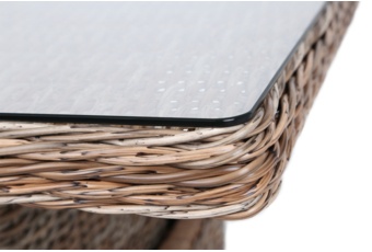 Meble ogrodowe technorattanowe Memfis Ginger / Brown Melange powystawowe