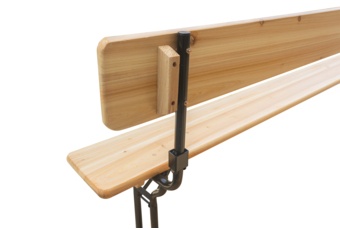 Ogrodowy zestaw piwny z oparciami 220 cm - piknikowy - imprezowy Ogrodowy zestaw piwny z oparciami 220 cm