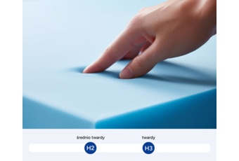 Materac piankowy Hoppo Herdwick 90 x 200 cm dwustronny