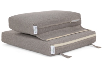 Narożne meble ogrodowe aluminiowe Galapagos Grey / Taupe