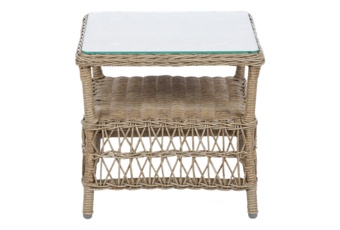 Meble ogrodowe technorattanowe Corfu Natural / Beige