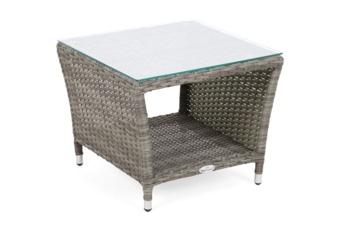 Meble ogrodowe technorattanowe Saloniki Light Grey / Grey