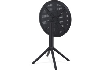 Stół Siesta Sky Folding Ø 60 cm Black