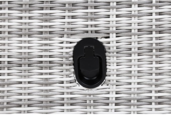 Meble ogrodowe technorattanowe Memfis Light Grey / Grey Melange