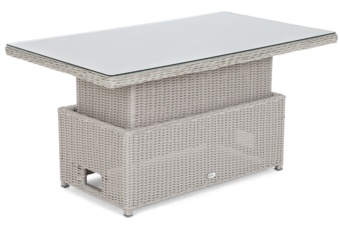 Meble ogrodowe technorattanowe Memfis White / Grey