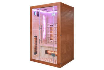 Sauna infrared Nordum Solea 2-osobowa WiFi brązowa