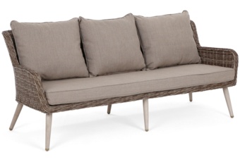 Meble ogrodowe technorattanowe Almeria Ginger / Brown Melange