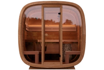 Sauna fińska zewnętrzna Leil® Saunas Dice Dual 4-osobowa