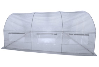 Folia na tunel biala 3x4,5 m Folia na stelaż tunelu ogrodowego 300 x 450 cm biała