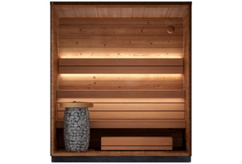 Sauna fińska zewnętrzna Leil® Saunas Viva 210 3-osobowa