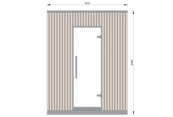 Sauna fińska zewnętrzna Leil® Saunas Viva 180 4-osobowa