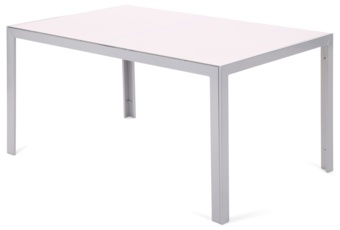 Stół ogrodowy aluminiowy Corfu Silver / Taupe