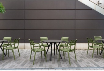 Krzesło Siesta Paris oliwkowe Krzesło Siesta Paris Olive Green