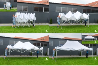 Namiot wystawowy cateringowy 800 x 400 cm biały