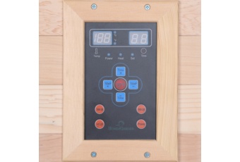 Sauna infrared DH2 White z koloroterapią - biała - dla 2 osób Sauna infrared DH2 White z koloroterapią