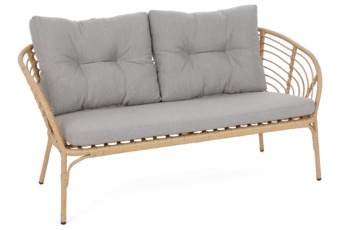 Meble ogrodowe technorattanowe Toskania Beige / Light Grey