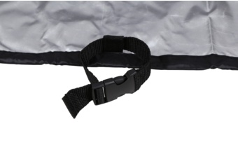 Pokrowiec na meble ogrodowe 290 x 160 x 60 cm - czarny - wodoodporny Pokrowiec na meble ogrodowe 290 x 160 x 60 cm czarny