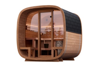 Sauna fińska zewnętrzna Leil® Saunas Dice Comfy 2.0 4-osobowa