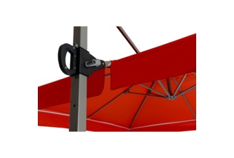 Parasol ogrodowy Litex Garden Rio 300 cm Silver / Grey