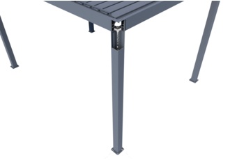 Pergola ogrodowa elektryczna Schatler Nova Lux Alu 8x4 m z oświetleniem LED