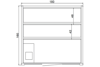 Sauna fińska Nordum Basic 4-osobowa brązowa