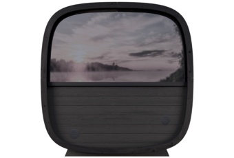 Sauna fińska zewnętrzna Leil® Saunas Black Cube Classic 4-osobowa