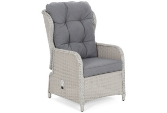 Meble ogrodowe technorattanowe Sofia White / Grey