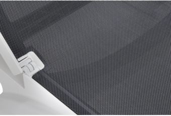 Leżak ogrodowy Monako White / Dark Grey