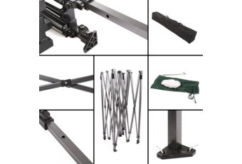 Namiot handlowy 300 x 200 cm granatowy