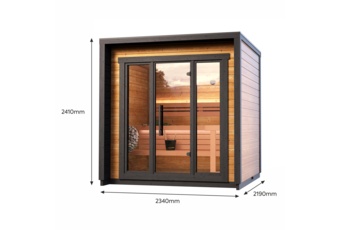 Sauna fińska zewnętrzna Leil® Saunas Patio XS 4-osobowa