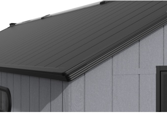 Domek narzędziowy Halmstad 239 x 239 cm Light Grey