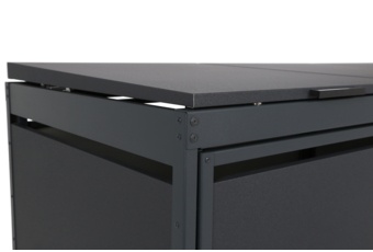 Zabudowa kosza śmietnikowego TOP BOX Premium 2 x 240 l - antracytowy - 2 moduły Zabudowa kosza śmietnikowego TOP BOX Premium 2 x 240 l
