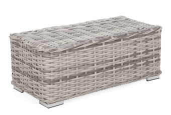 Narożny zestaw mebli ogrodowych Foggia Plus Light Grey / Grey Narożny zestaw mebli ogrodowych Foggia Plus Light Grey / Grey