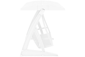 Huśtawka ogrodowa Siesta Hawaii White