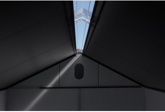 Domek narzędziowy Halmstad 239 x 239 cm Light Grey